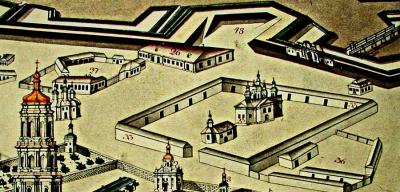 Рисунок с изображением Вознесенского монастыря